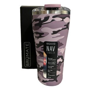 BRUMATE NAV Tumbler MAUVE CAMO 22oz Stainless Steel Leak Proof Lid New In Box